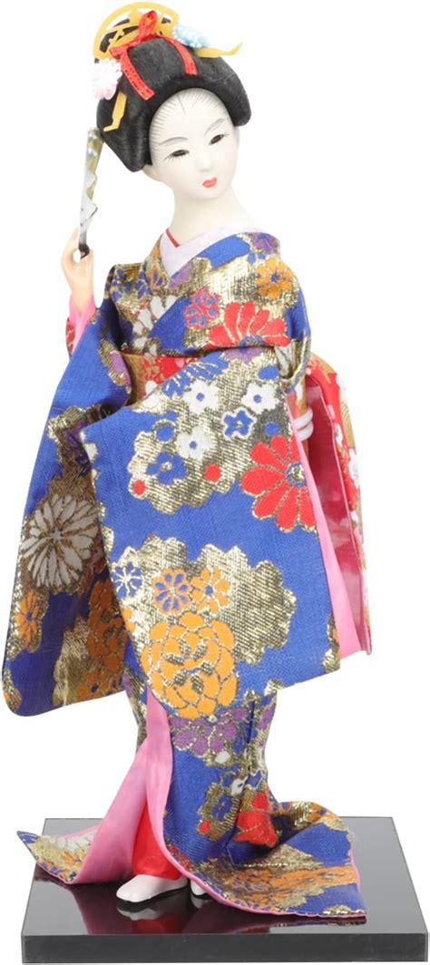yardwe japanische geisha kimono puppe 12inch asian kokeshi handicraft sammlerstück figur