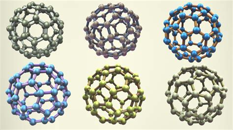 3d Model Carbon Structure Fullerene Turbosquid 1502894