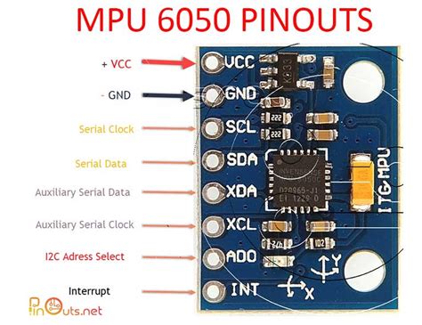 Mpu6050 Pinout Wiring Diagram And Sample Projects