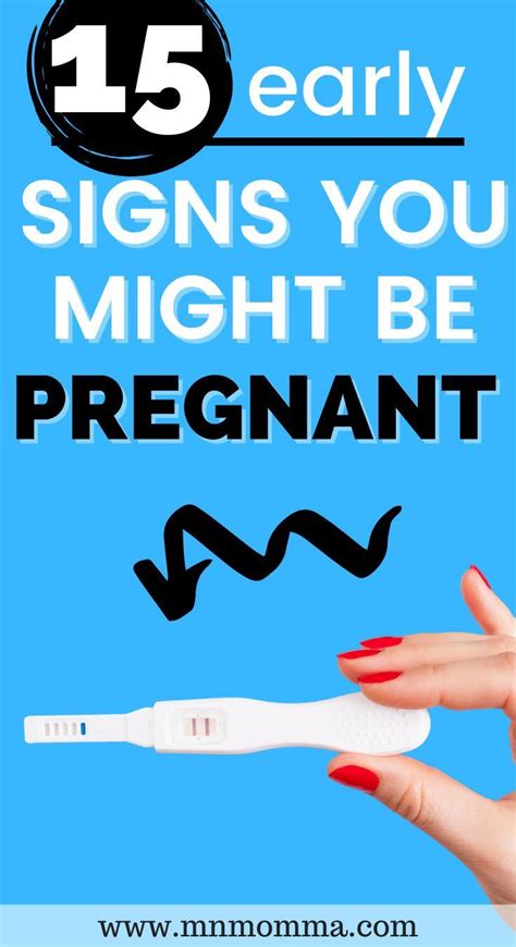 15 Early Signs Of Pregnancy You Should Know Minnesota Momma