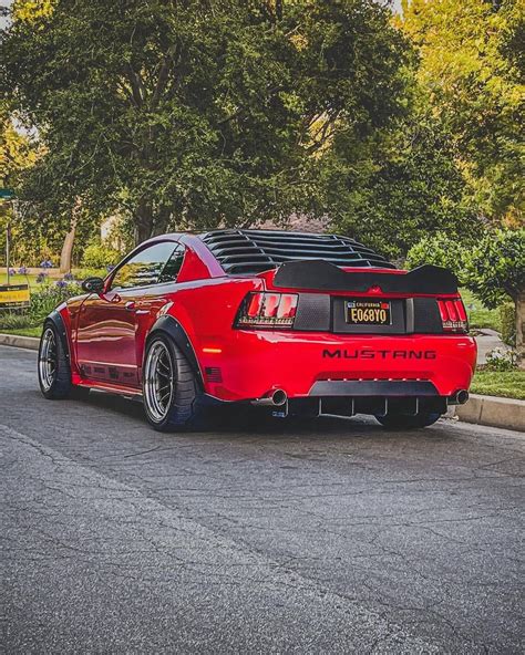 New Edge Ford Mustang With Wide Body Fender Flares And Custom Aero