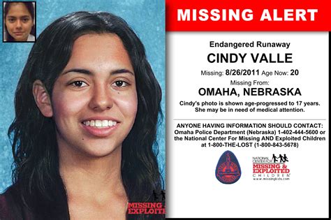 Cindy Valle Age Now 20 Missing 08 26 2011 Missing From Omaha Ne Anyone Having Information