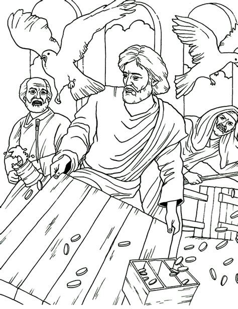 Sermons4kids expresses appreciation to the following for allowing us to use their coloring pages. Jesus Clears The Temple Coloring Page - Coloring Home