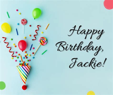 Descobrir 60 Imagem Happy Birthday Jackie Vn