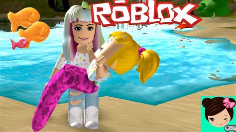 Adopto A Una Sirena En Roblox Roleplay Con Titi Juegos Youtube