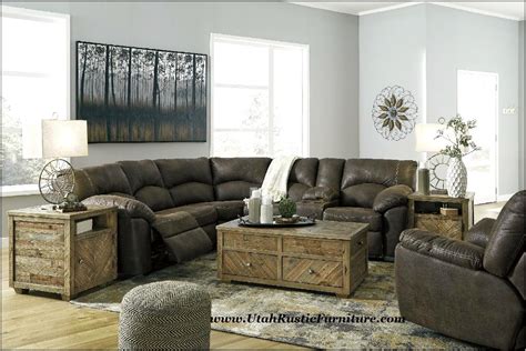 Rustic Sectional Living Room Set Living Room Home Decorating Ideas