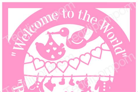 Baby Svg Baby Girl Svg Welcome To The World Baby Girl Birth