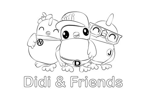 Ikan jojo is a very happy song by didi & friends with a tempo of 120 bpm. Image result for mewarna didi and friends (With images ...