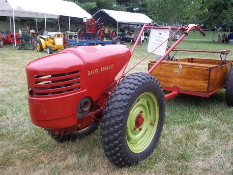 The David Bradley Two Wheel Tractors Were Very Popular In The Fifties