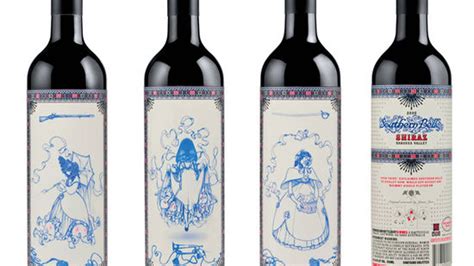 Southern Gothic Wine Dieline Design Branding And Packaging Inspiration