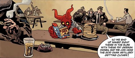Revisitor The Comfort Food Glory Of Hellboys Pancakes Sktchd