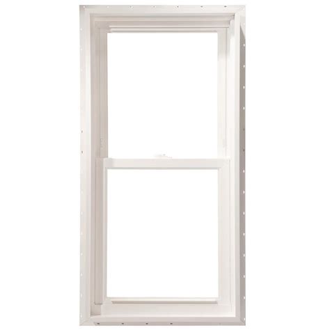 Thermastar By Pella Vinyl New Construction White Exterior Double Hung