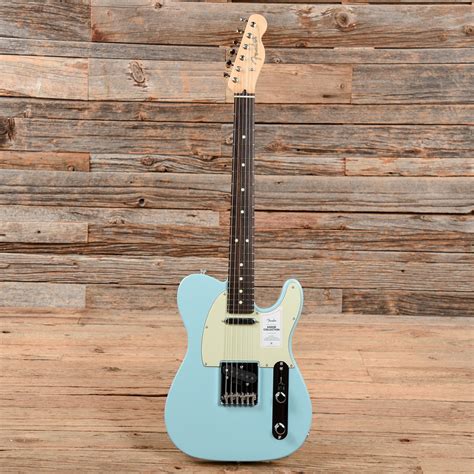 Fender Made In Japan Junior Collection Telecaster Satin Daphne Blue 20