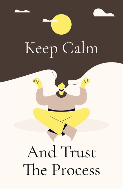 Keep Calm Motivational Poster Template In Illustrator Psd  Png Eps Svg Word Publisher