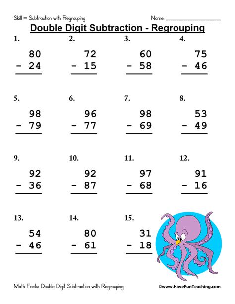 Freebie Three Digit Addition And Subtraction Problems