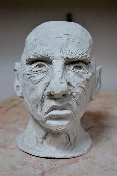 Clay Head Sculpt On Behance