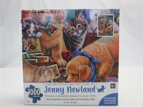 Karmin International 1000 Pc Jigsaw Puzzle Jenny Newland Helpful Garden