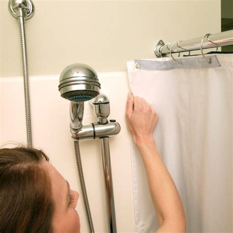 Shower Splash Guards Bathtub Or Walk In Shower Curtain Splash Guard Slipx Solutions