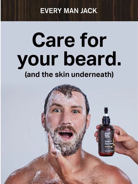 every man jack care for your face and your facial hair too 🧔 milled