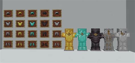 Netherite Style Armour Bedrock Edition Mcpe Texture Packs