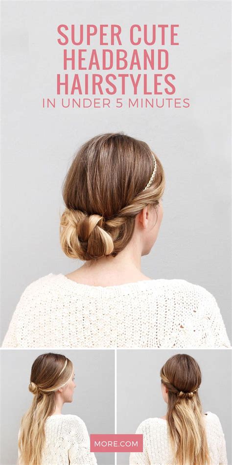 Master These Super Cute Headband Hairstyles In Under 5 Minutes More