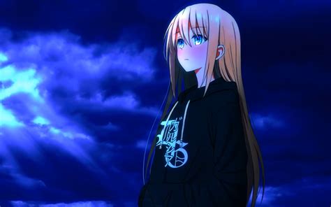 1440x900 resolution blonde blue eye anime girl 1440x900 wallpaper wallpapers den