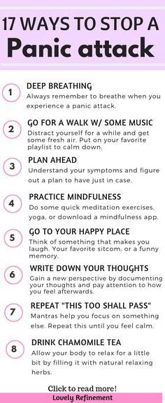 Ways To Calm Down From An Anxiety Attack