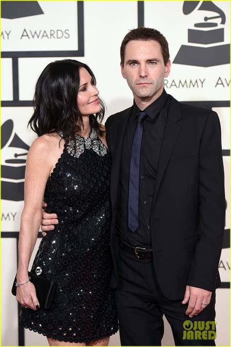 Courteney Cox And Johnny Mcdaid Support Ed Sheeran At Grammys 2015 Photo