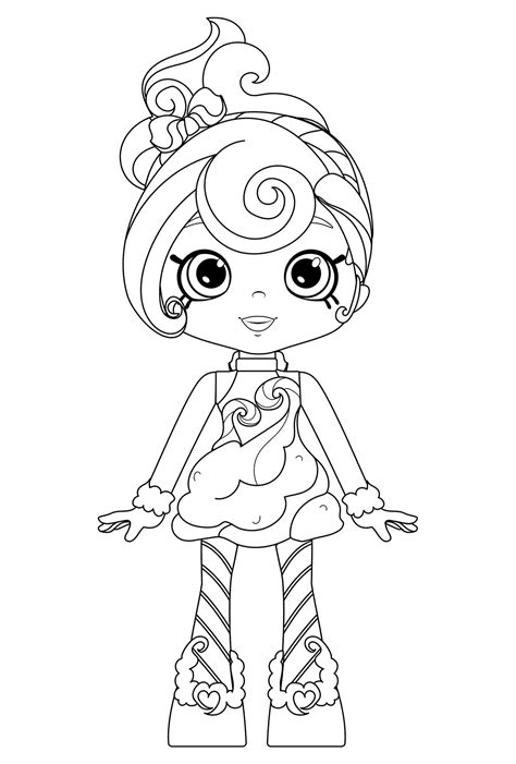 Choose the coloring page of candy you want to color, print and paint for your enjoyment. Candy Sweets Coloring Pages of Shoppies - Get Coloring Pages