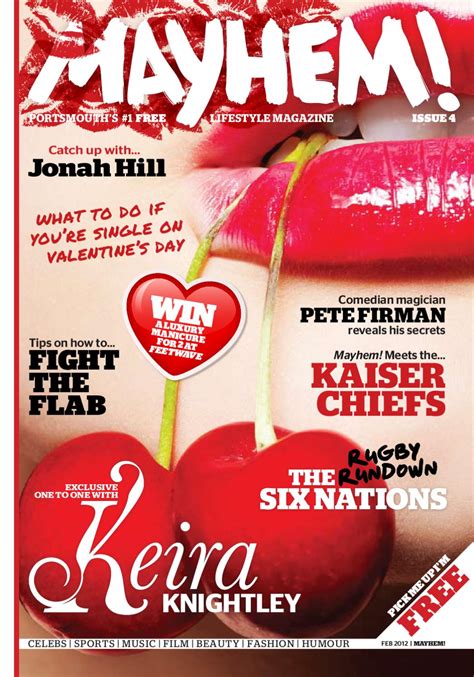 Mayhem Magazine Issue 4 Valentines Special Feb 2012 By Mayhem
