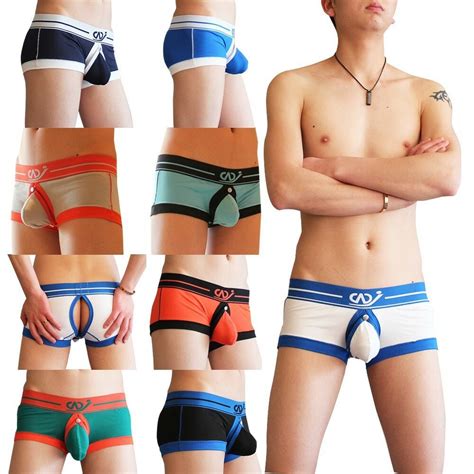 Sexy Mens Underwear Buckled Pouch Briefs Boxers Shorts