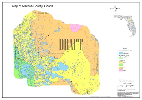 Sinkhole Map Alachua County Florida
