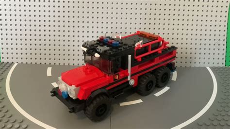 Lego Fire Truck Moc Rfd Forestry 20 Youtube