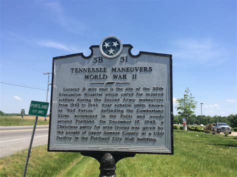 Photo Tennessee Maneuvers World War Ii Marker