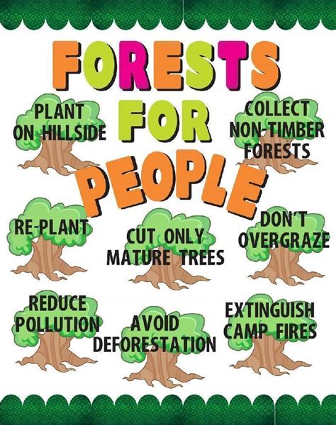 Make A Forest For People Poster Forest Conservation Poster Ideas