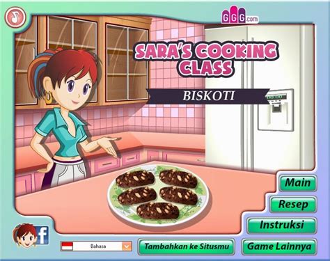 Dalam game ini, anda tentunya diminta untuk memasak beragam masakan yang tersedia dalam menu. Permainan Memasak Biscotti | Mariaxhellofit Games