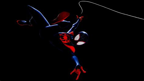 Wallpaper Animation Miles Morales Spider Manː Into The Spider Verse