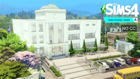 Japanese High School 高校 No Cc Sims 4 Stop Motion Build シムズ4建築
