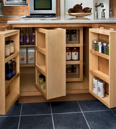 Enjoy food storage for all your pantry items when kraftmaid cabinets are compared. Cabinet storage | Kitchen storage units, Kitchen storage ...