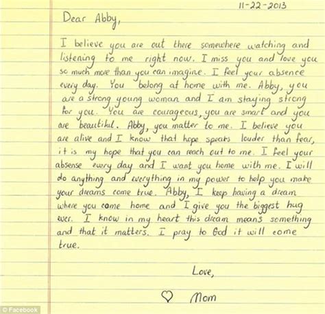 Teenage Girl Missing For 2 Months Wrote Letter To Her Mother Daily