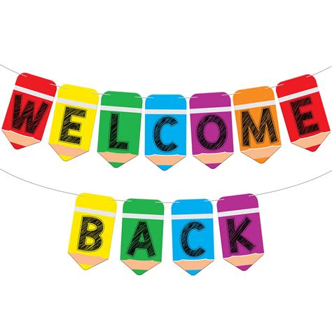 Buy Katchon Welcome Back Banner For Classroom Decorations Large 10