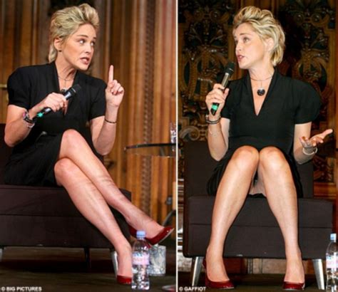Havent We Seen This Pose Before Sharon Stone Rediscovers Her Basic Instinct Daily Mail Online