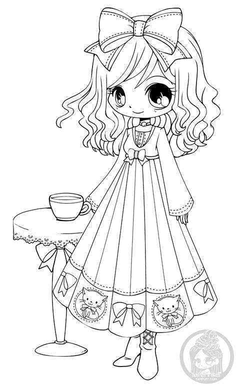 44 Awesome Pictures Chibi Coloring Pages Chibi Coloring Pages To