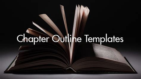 6 Chapter Outline Templates Word Pdf