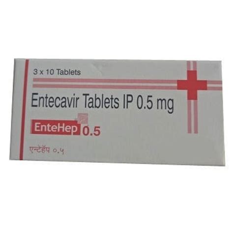 Entecavir Tablets Ip 05 Mg Packaging Type Box At Rs 290box In