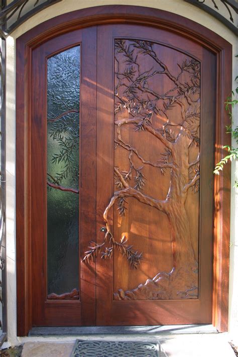 Wood Door Design Art Door Artwork And Front Door Art Glass Front Door