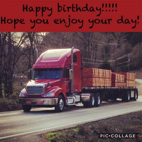 Big Rig Drivers Birthday Cardsb Big Rig Birthday Birthday Wishes