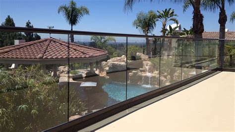 glass railing for deck pool fences glasswall advanced glass walls