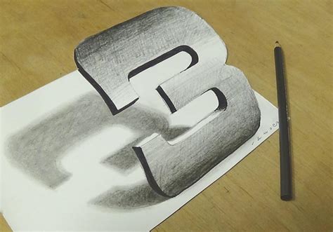 50 Beautiful 3d Drawings Easy 3d Pencil Drawings And Art Works