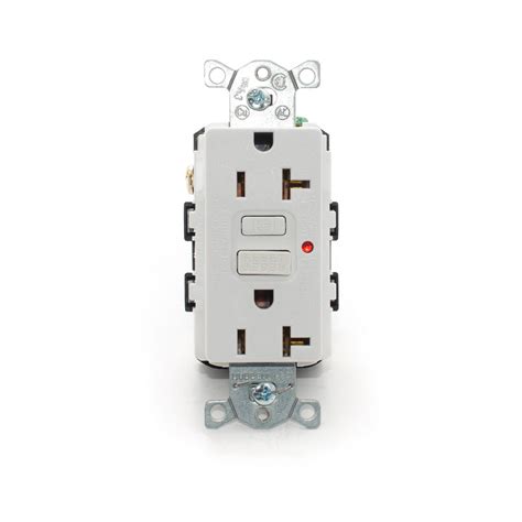 20a Gfci Receptacle White Tremtech Electrical Systems Inc